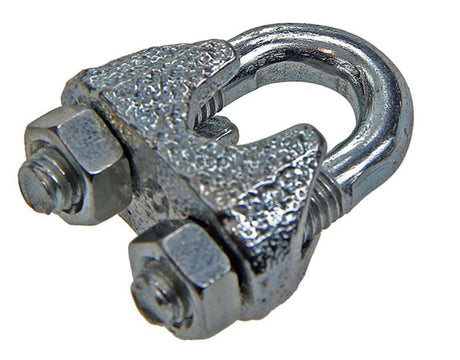 Mack 1006866 - 4 staaldraadklemmen crosby verzinkt 6mm bl | 5 stuks