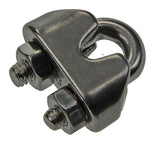 Mack 1006889 - 4 staaldraadklemmen crosby inox 3mm bl | 5 stuks