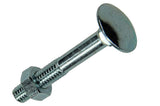Mack 1007051 - houtbout + moer verzinkt 150 st 6 x 40 mm | 2 stuks