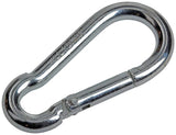 Mack 1008438 - 1 karabijnhaak + veer 6 x 60mm verzinkt | 10 stuks