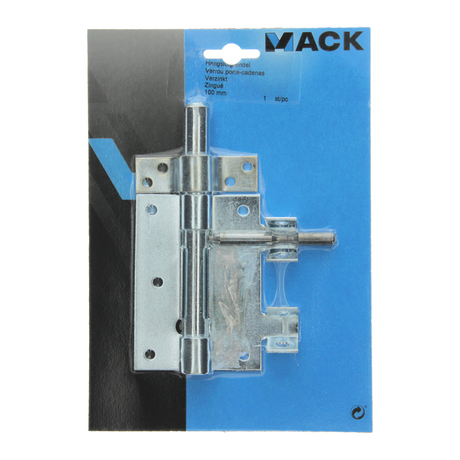 Mack 1015861 - 1 hangslotgrendel verzinkt 100mm 1019 | 5 stuks