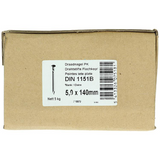 1015656 - doos 5 kg. nagels platte kop 5,0x140 mm | 2 stuks
