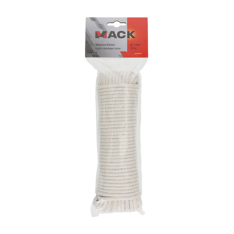 Mack 1014956 - voegtouw katoen 5mm-20m | 5 stuks
