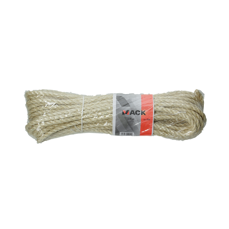 Mack 1014958 - sisal gedraaide streng 8mm ca 20m | 5 stuks