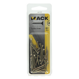 Mack 1017218 - spaanplaatschroef vz kop geelverz.40 st 3,0 x 25 mm | 10 stuks