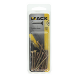 Mack 1017235 - spaanplaatschroef vz kop geelverz.18 st 4,0 x 40 mm | 10 stuks