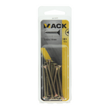Mack 1017237 - spaanplaatschroef vz kop geelverz.15 st 4,0 x 50 mm | 10 stuks