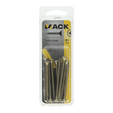 Mack 1017249 - spaanplaatschroef vz kop geelverz.10 st 4,5 x 60 mm | 10 stuks