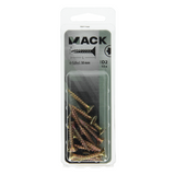 Mack 1017311 - spaanplschr.vzkop-zelfb. geelverz. 15 st 5,0 x 30 mm | 10 stuks