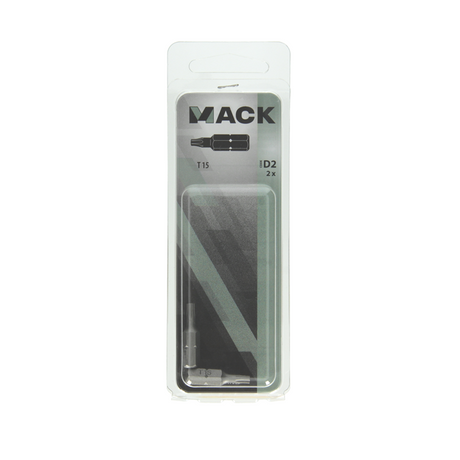 Mack 1017325 - torx schroefbit staal onbehandeld 2 st t 15 | 10 stuks