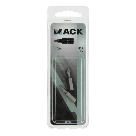Mack 1017326 - torx schroefbit staal onbehandeld 2 st t 20 | 10 stuks