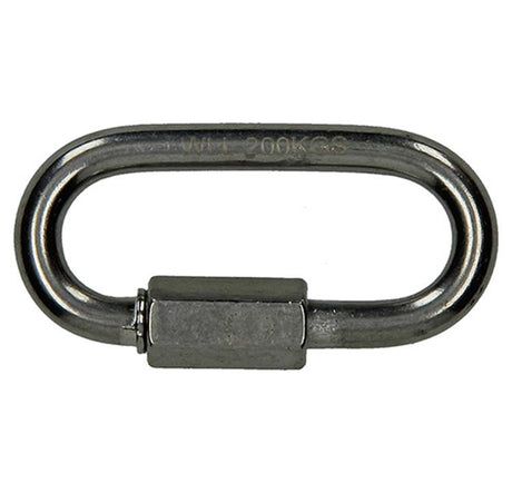 Mack 1008457 - 1 loze schakel + moer 6mm inox | 10 stuks