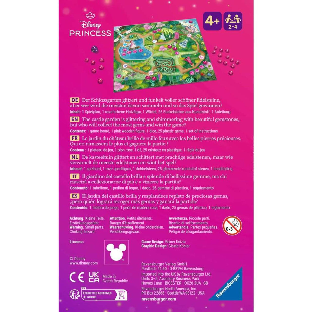 Disney Ravensburger Prinzessin Edelsteine zum Kinderspiel