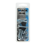 Mack 1017568 - houtbout + moer staal verzinkt8 st m6 x 30 mm | 5 stuks