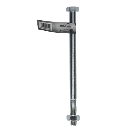 Mack 1017630 - mekaniekbout + moer staal verzinkt 1 st m10 x 160 mm | 10 stuks