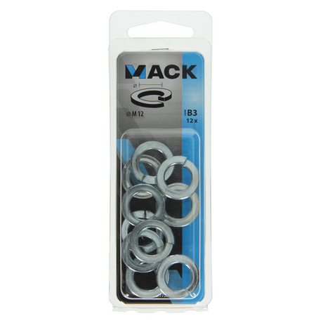 Mack 1017758 - veerring staal verzinkt 12 st m 12 | 10 stuks
