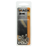 Mack 1019723 - klinknagel messing vernikkeld 6 st 4,2 x 10 mm | 10 stuks