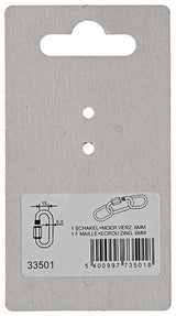 Mack 1008471 - 1 loze schakel + moer 6mm verzinkt | 10 stuks