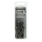 Mack 1019750 - spaanplaatschroef vz kop rvs 8 st 4,5 x 40 mm | 10 stuks