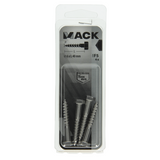 Mack 1019764 - houtdraadbout roestvrijstaal 4 st 6 x 40 mm | 10 stuks