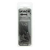 Mack 1019803 - metaalschroef verz. kop + moer rvs 15 st m3x25 | 10 stuks