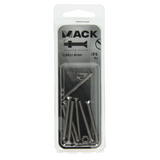 Mack 1019808 - metaalschroef verz. kop + moer rvs 8 st m4x40 | 10 stuks