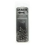 Mack 1019819 - metaalschroef cyl. kop + moer rvs 12 st m4x16 | 10 stuks