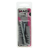 Mack 1017899 - plug + houtdraadbout polyeth 2 st 12 mm 10x70 mm | 5 stuks