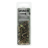 Mack 1018009 - spaanplschr.vzkop-zelfb. geelverz. 70 st 4,0 x 25 mm | 5 stuks