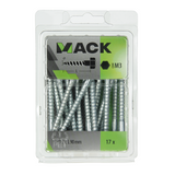 Mack 1018047 - houtdraadbout staal verzinkt 17 st 7 x 90 mm | 5 stuks