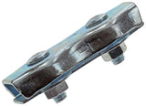 Mack 1008497 - 2 staaldraadklemmen 5mm duplex verzinkt | 10 stuks