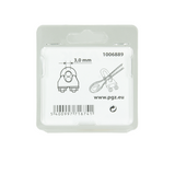 Mack 1006889 - 4 staaldraadklemmen crosby inox 3mm bl | 5 stuks