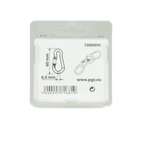 Mack 1006896 - 1 karabijnhaak+borgsl. verzinkt 6mm bl | 5 stuks
