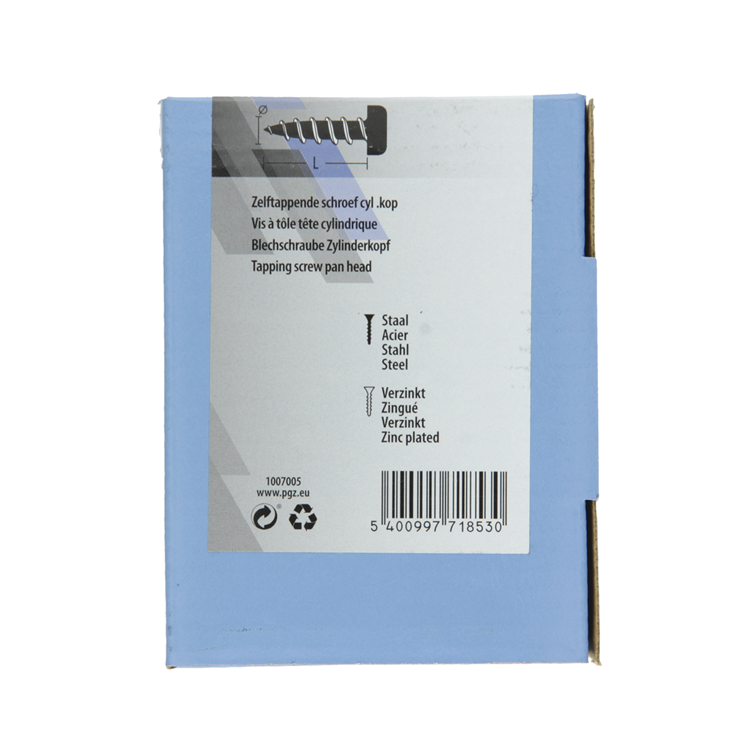Mack 1007005 - zelftap. schroef cyl. kop 100 100 st 5,5x25mm | 3 stuks