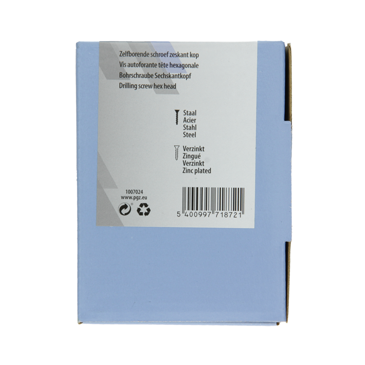Mack 1007024 - zelfbor. schroef zeskant 100 100 st 5,5x32mm | 3 stuks