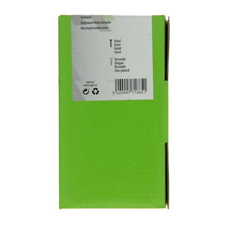 Mack 1007037 - houtdraadbout staal verzinkt 100 st 8 x 40 mm | 3 stuks
