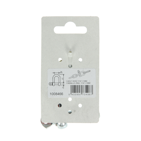 Mack 1008466 - 1 kelf recht 11mm verzinkt | 10 stuks