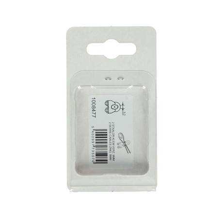 Mack 1008477 - 2 staaldraadklemmen 8mm verzinkt | 10 stuks