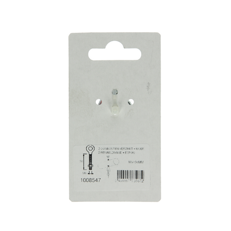 Mack 1008547 - 2 oogbouten + moer m6 x 50mm verzinkt | 10 stuks