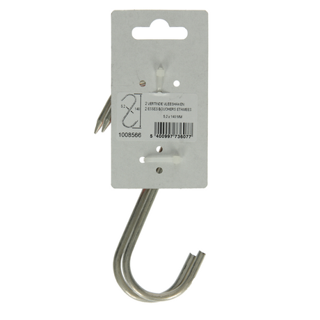 Mack 1008566 - 2 vertinde vleeshaken 5,2 x 140mm | 10 stuks