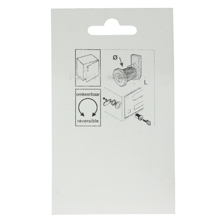 Mack 1013583 - 1 brievenkastslot verchroomd 22mm | 5 stuks