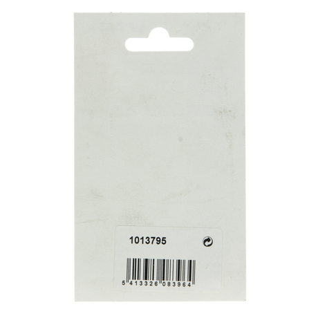 Mack 1013795 - 4 geplooide winkelhaken wit gelakt 60x60mm | 10 stuks