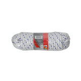 Mack 1013977 - pp gevlochten wit blauw streng8mm 15m | 5 stuks