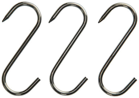 Mack 1008565 - 3 vertinde vleeshaken 4,4 x 100mm | 10 stuks