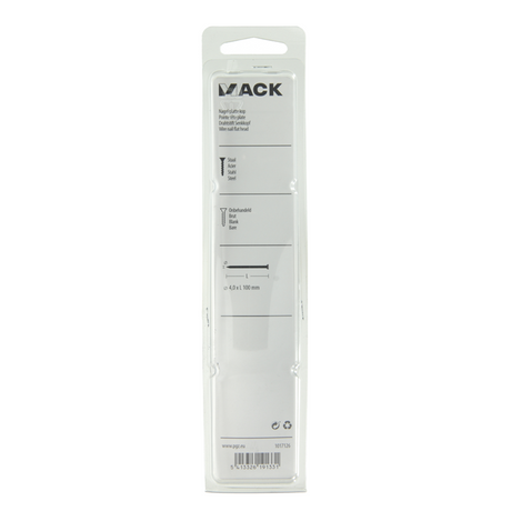 Mack 1017126 - nagel platte kop 180 gr 4,0 x 100 mm | 10 stuks