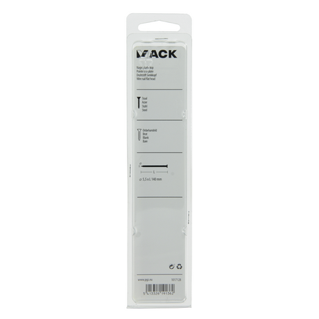 Mack 1017128 - nagel platte kop 180 gr 5,5 x 140 mm | 10 stuks