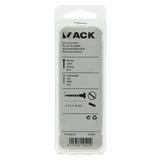 Mack 1019667 - houtschroef bolkop messing 4 st 4,5 x 45 mm | 10 stuks