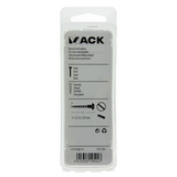 Mack 1017384 - houtschroef bolkop zwart verzinkt 15 st 3,5 x 20 mm | 10 stuks