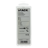 Mack 1017385 - houtschroef bolkop zwart verzinkt 10 st 4,0 x 30 mm | 10 stuks