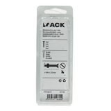Mack 1017492 - metaalschroef verz. kop + moer verz. 18st m4 x 20 mm | 10 stuks
